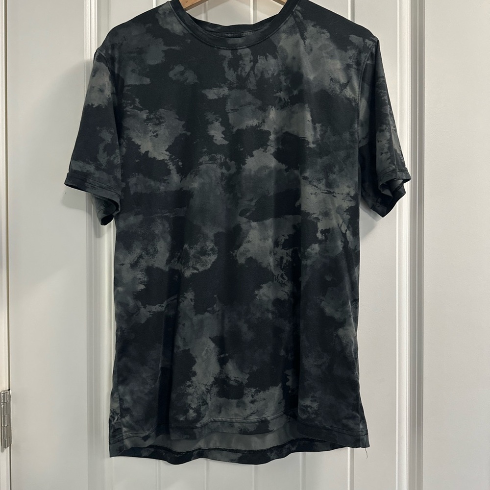 Old Navy Men's Charcoal Tie-Dye T-Shirt